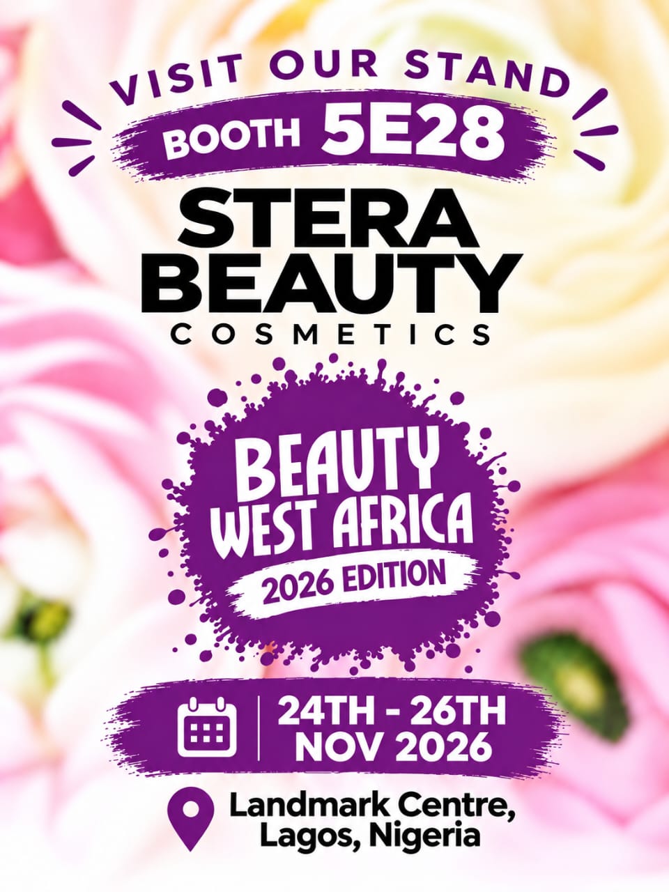 Meet STERA BEAUTY at Beauty West Africa 2026, Booth 5E28