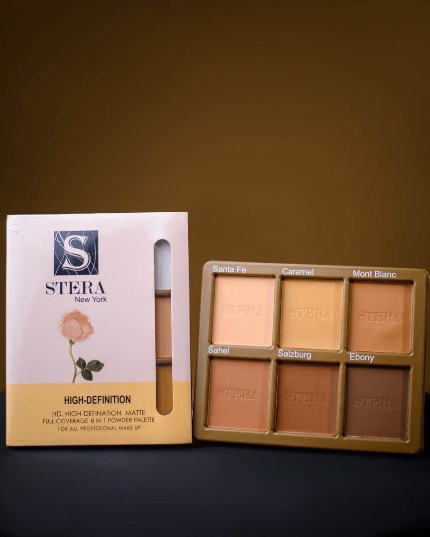 Stera Matte Powder Palette (6 in 1)