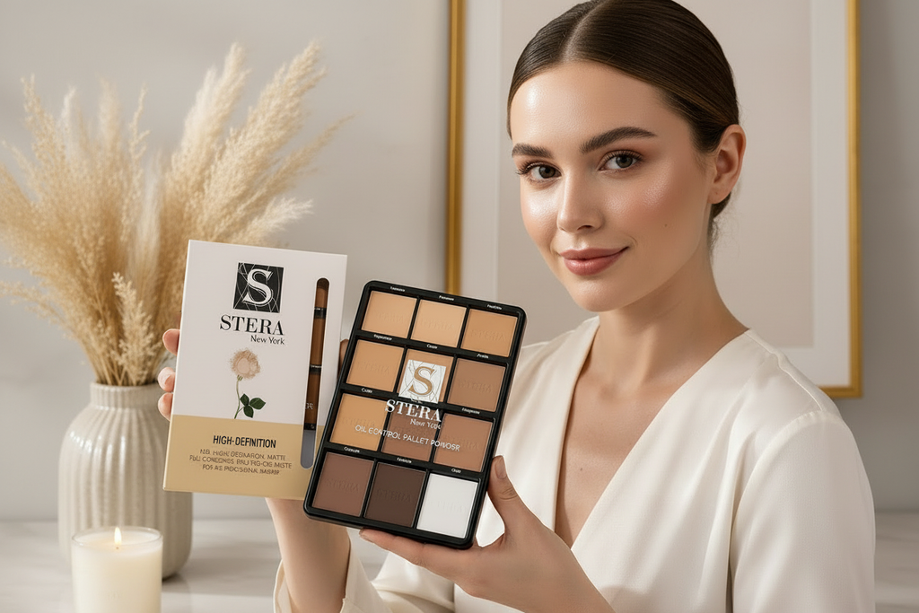 Stera Palette Fair Model Face & Product